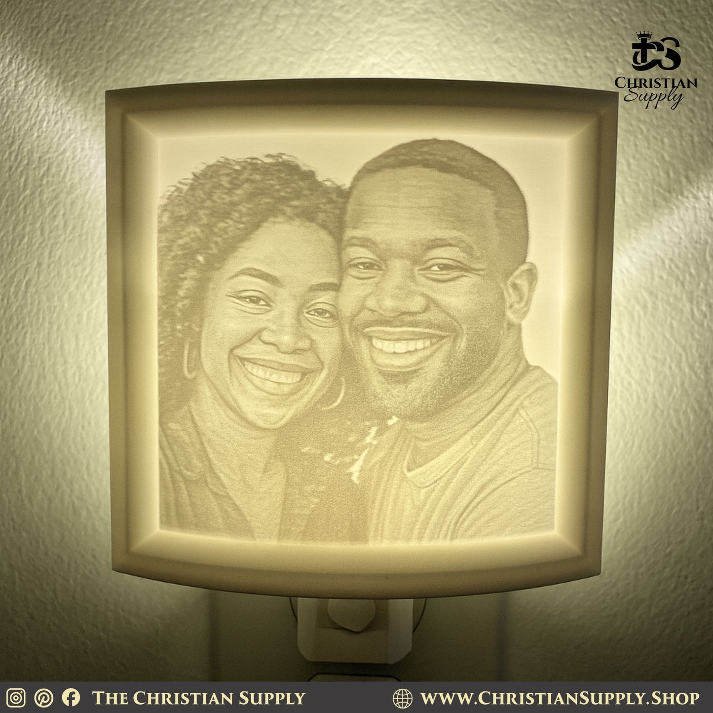 3D Printed Photo Night Light