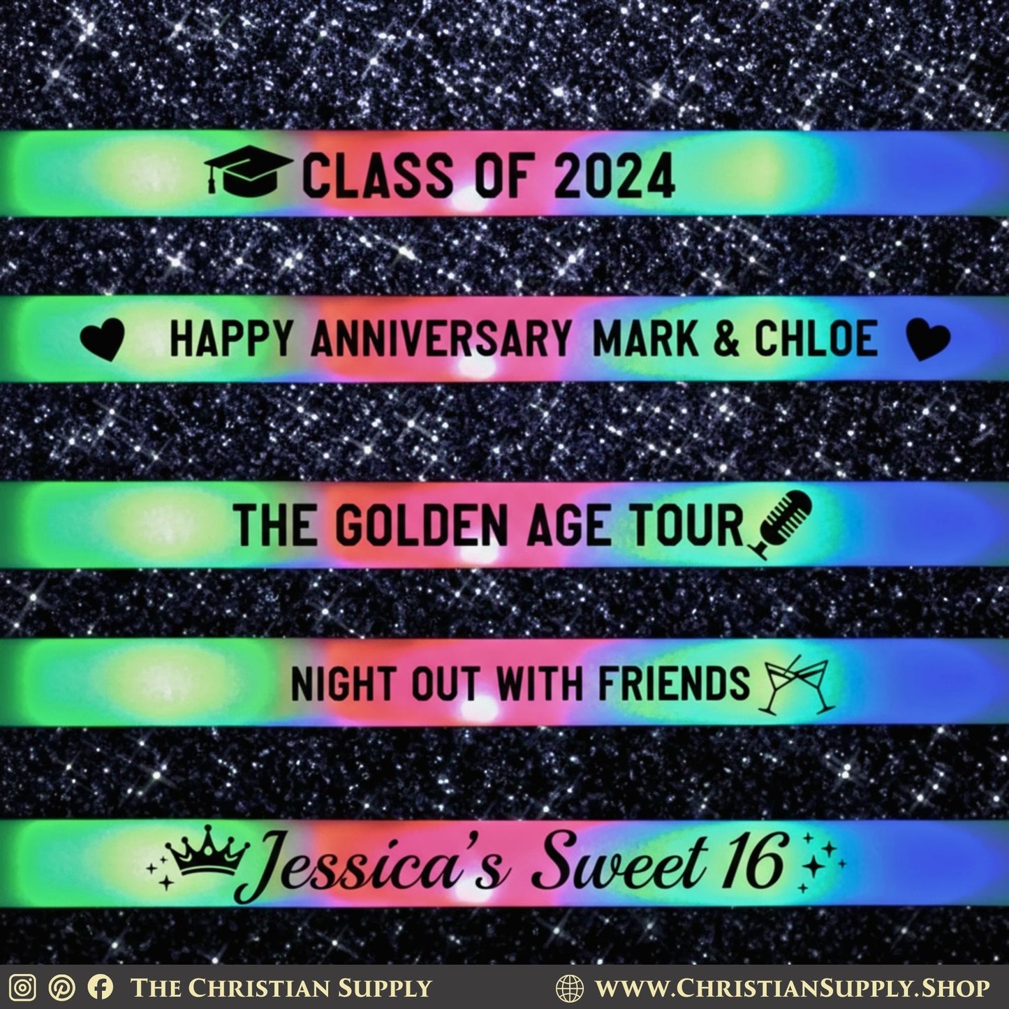 LED Foam Glow Sticks