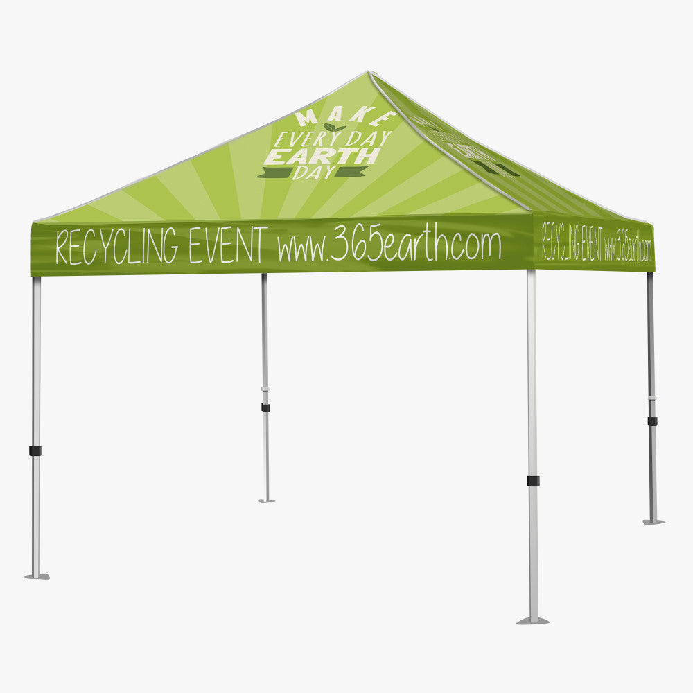 Custom 10ft Event Tent – Full Color Custom Print Pop Up Tent with Optional Walls