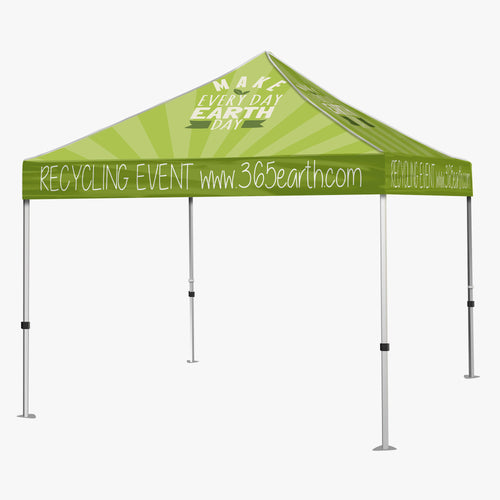 Custom 10ft Event Tent – Full Color Custom Print Pop Up Tent with Optional Walls