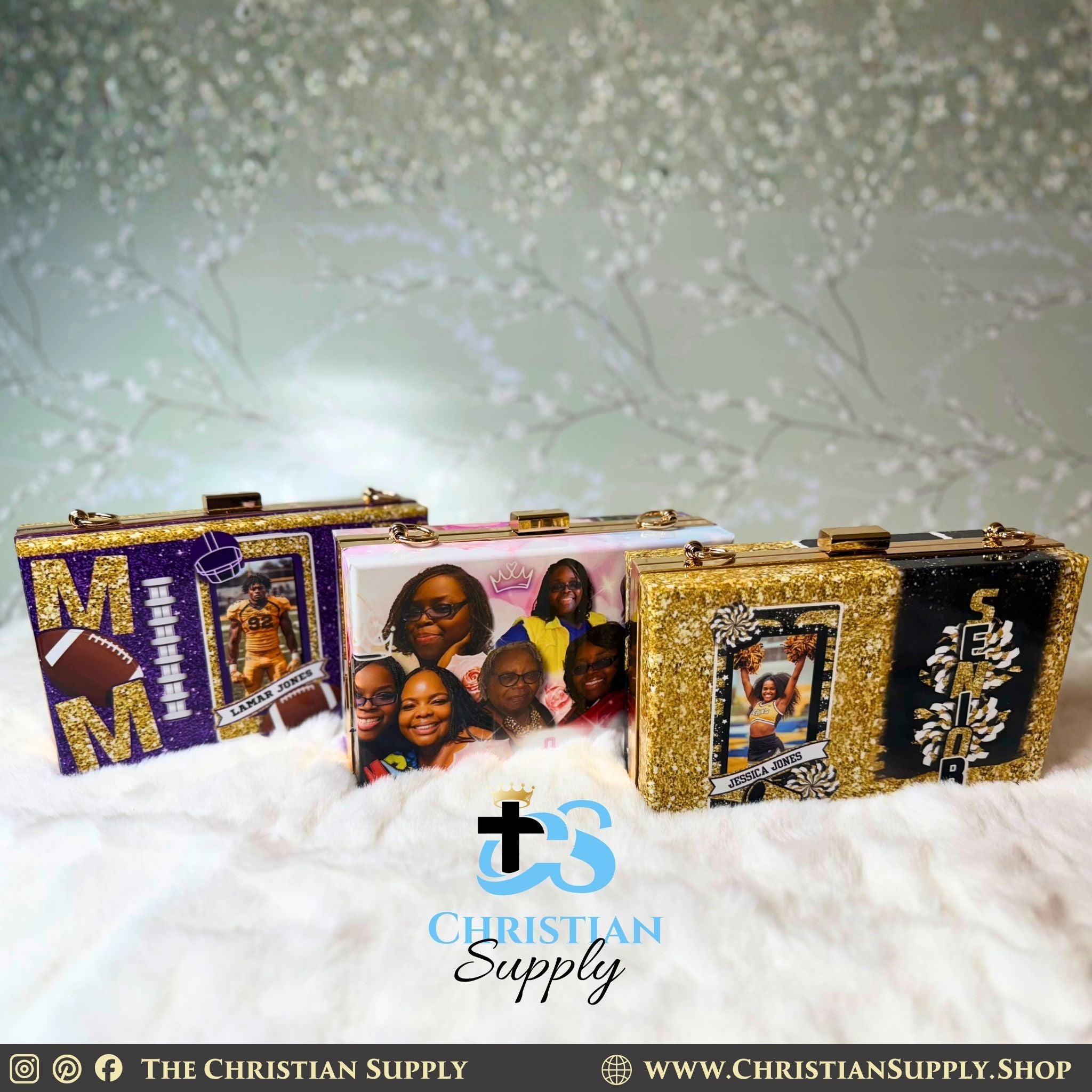 Custom Acrylic Purse – Clear Box Clutch with Personalized Design