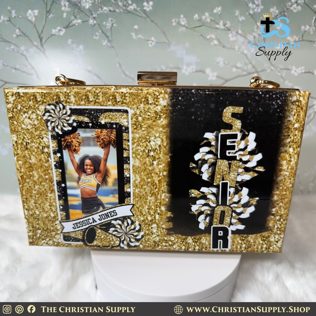 Custom Acrylic Purse – Clear Box Clutch with Personalized Design