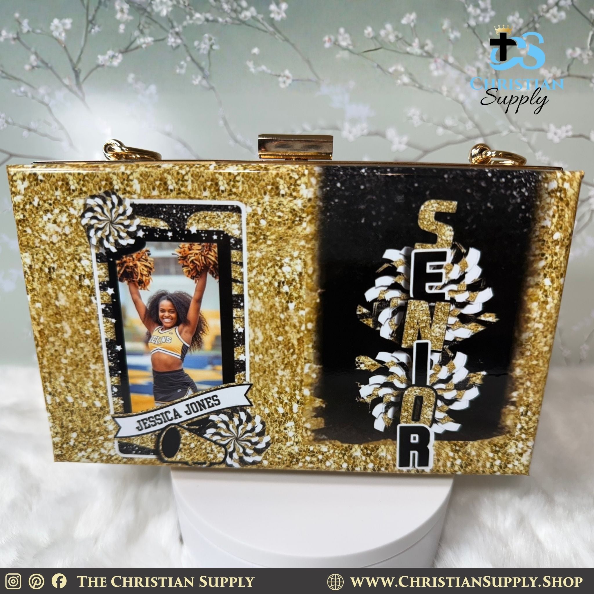 Custom Acrylic Purse – Clear Box Clutch with Personalized Design