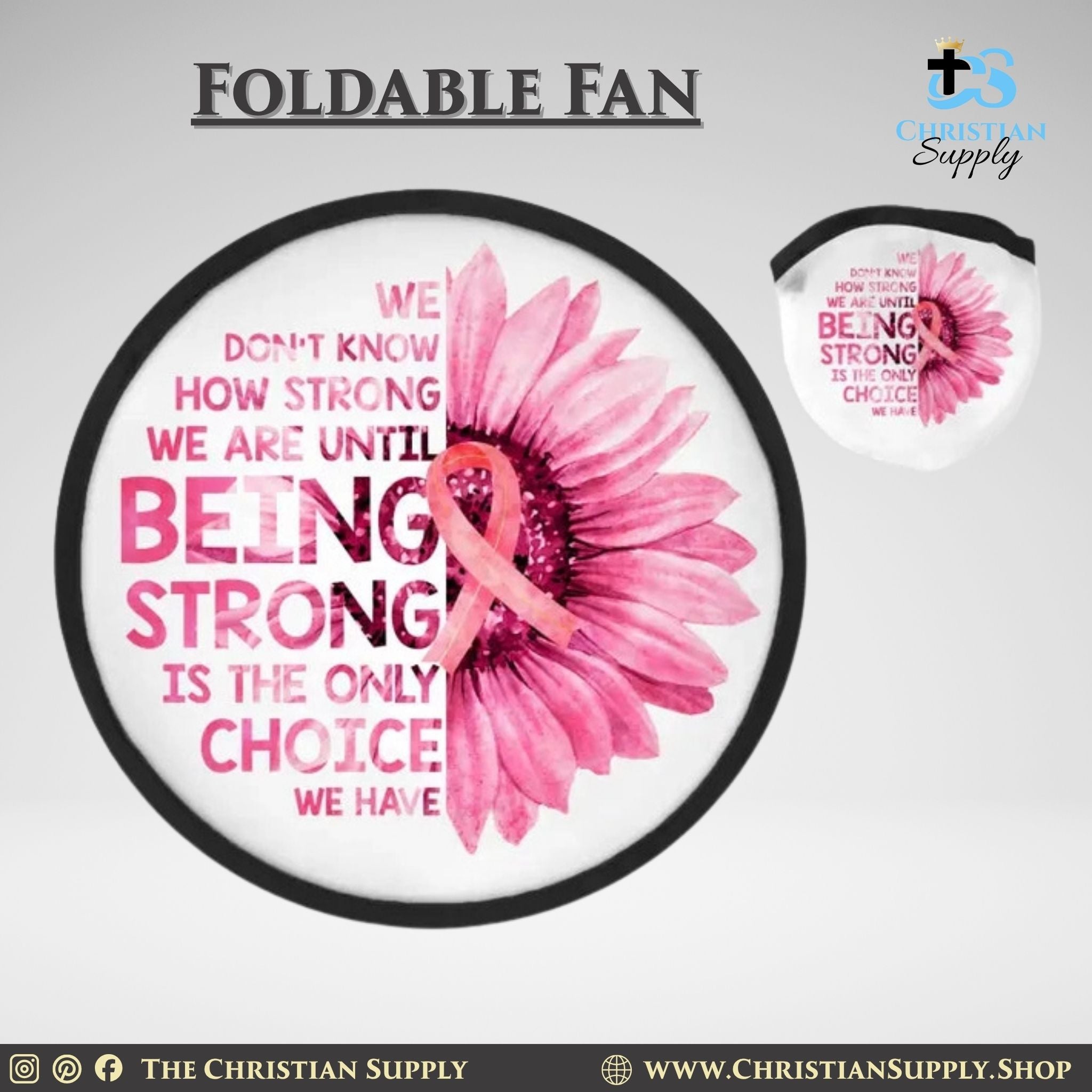 Foldable Event Fans with Custom Printing & Carrying Pouch