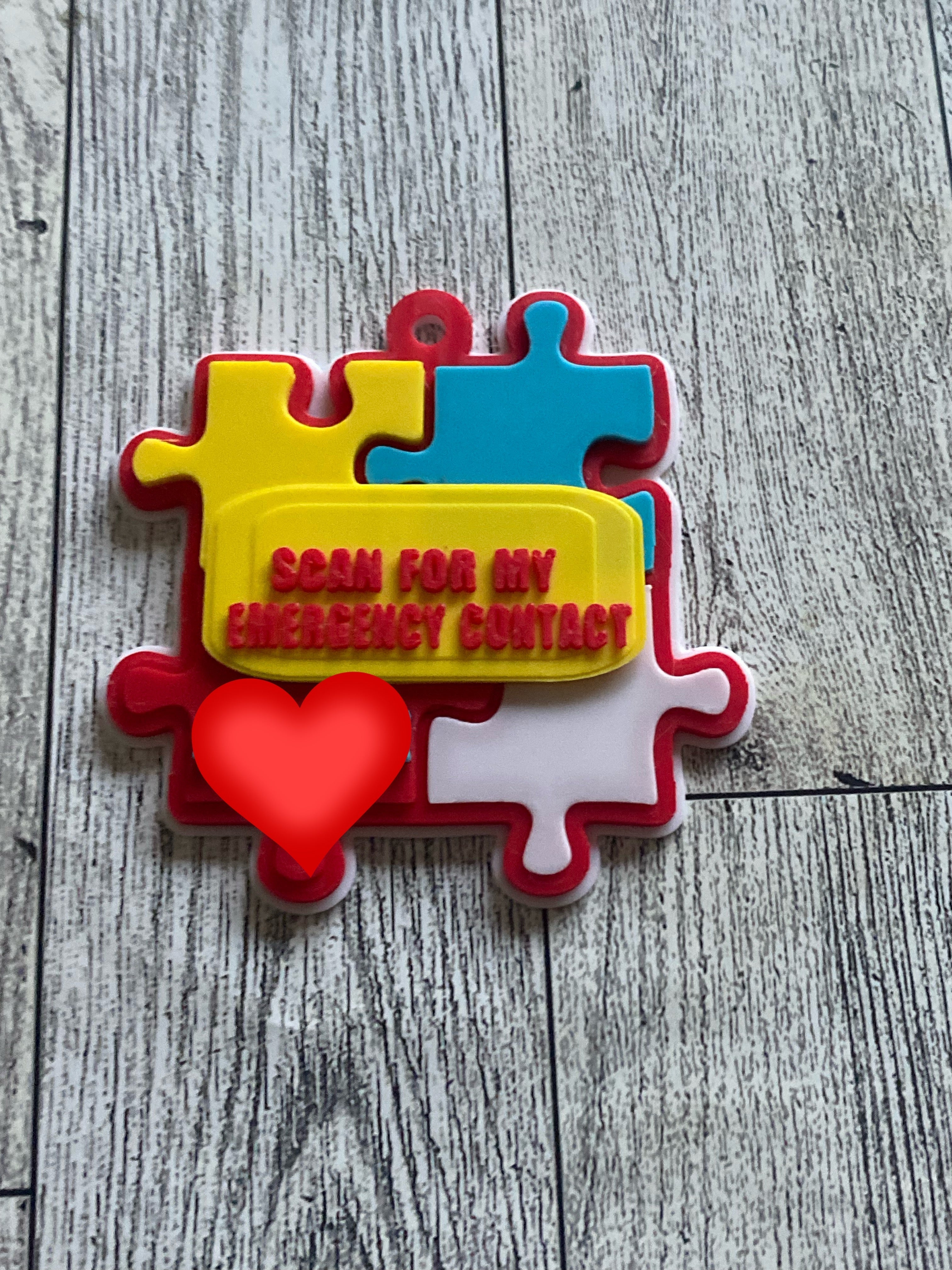 Custom NFC Emergency Contact Keychain