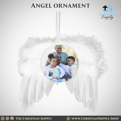 Angel Wing Ornaments (set of 5)