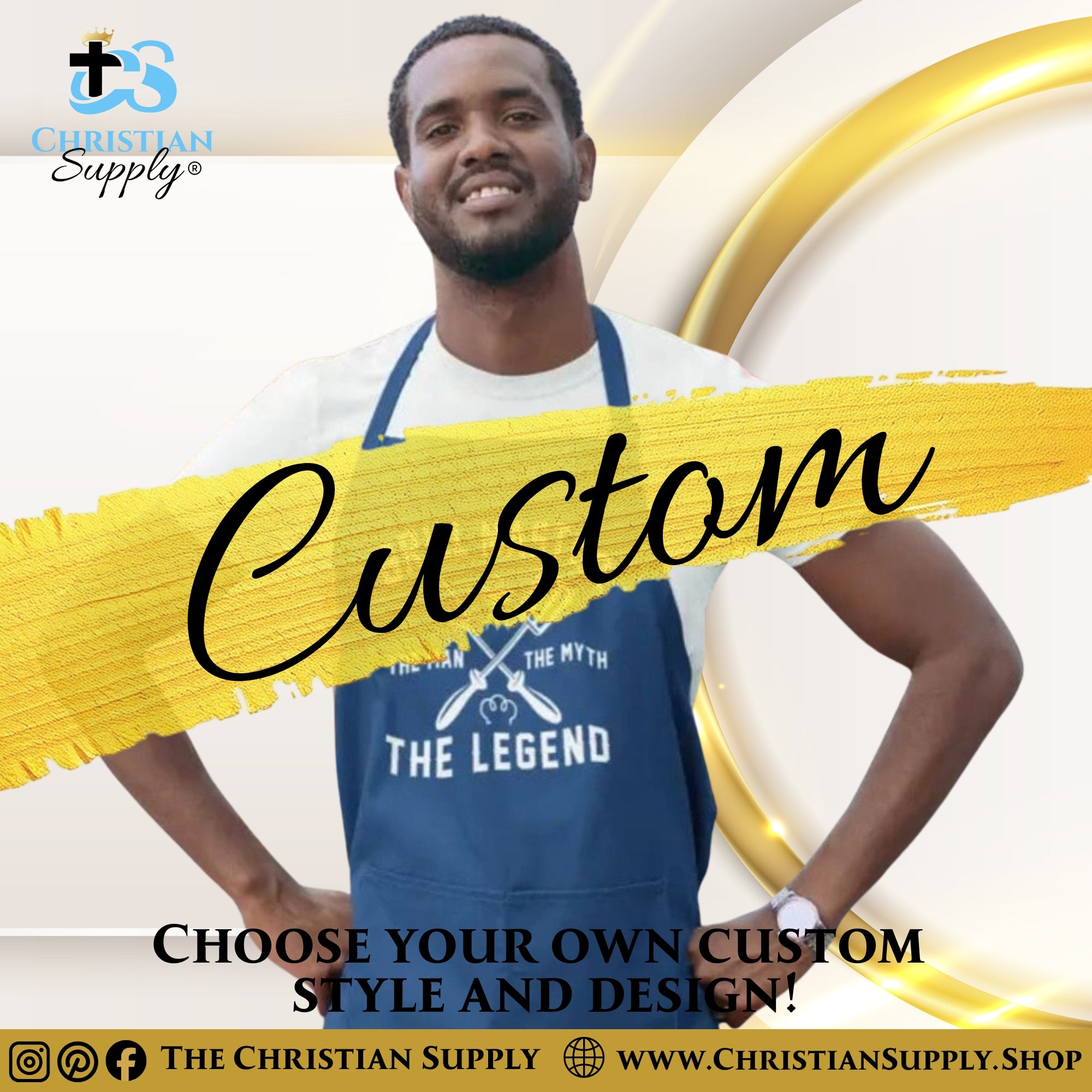 Custom Aprons – Functional Workwear for Kitchens, Crafting, Service, and Beyond
