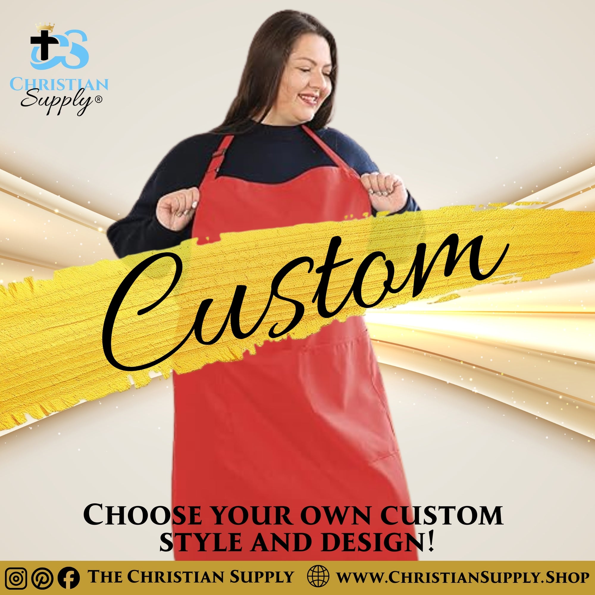 Custom Aprons – Functional Workwear for Kitchens, Crafting, Service, and Beyond