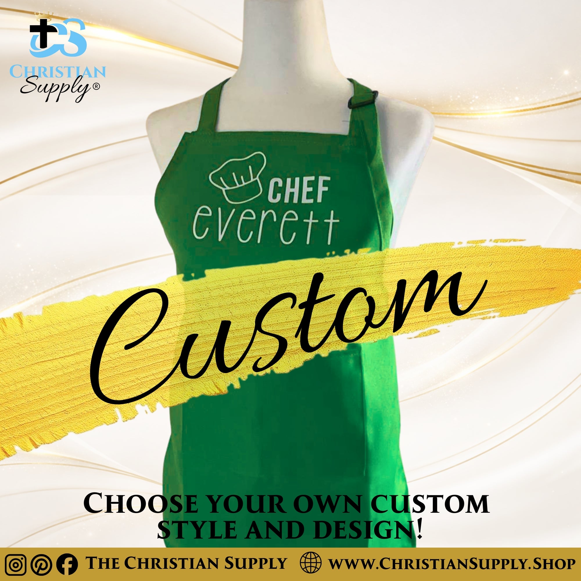 Custom Aprons – Functional Workwear for Kitchens, Crafting, Service, and Beyond