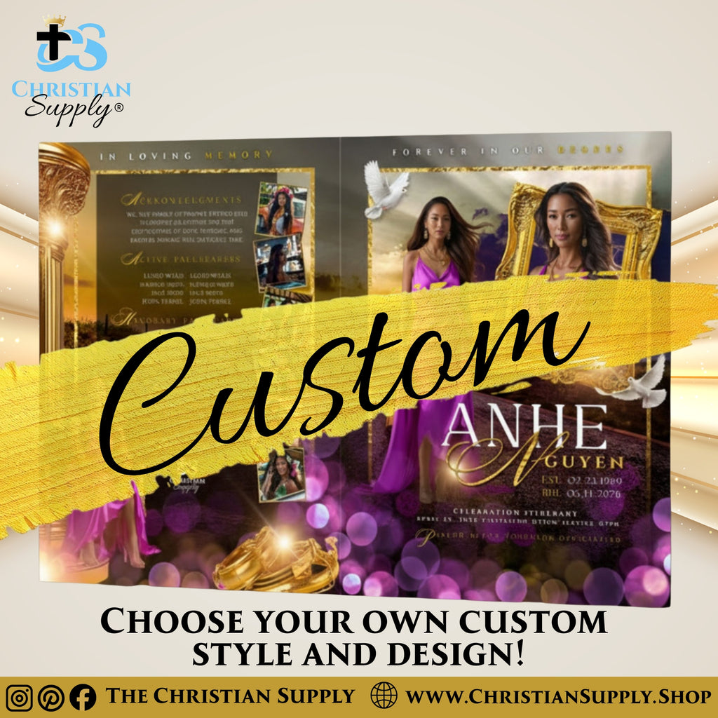 Custom Digital Booklets & Programs – Designed for Meaningful Moments