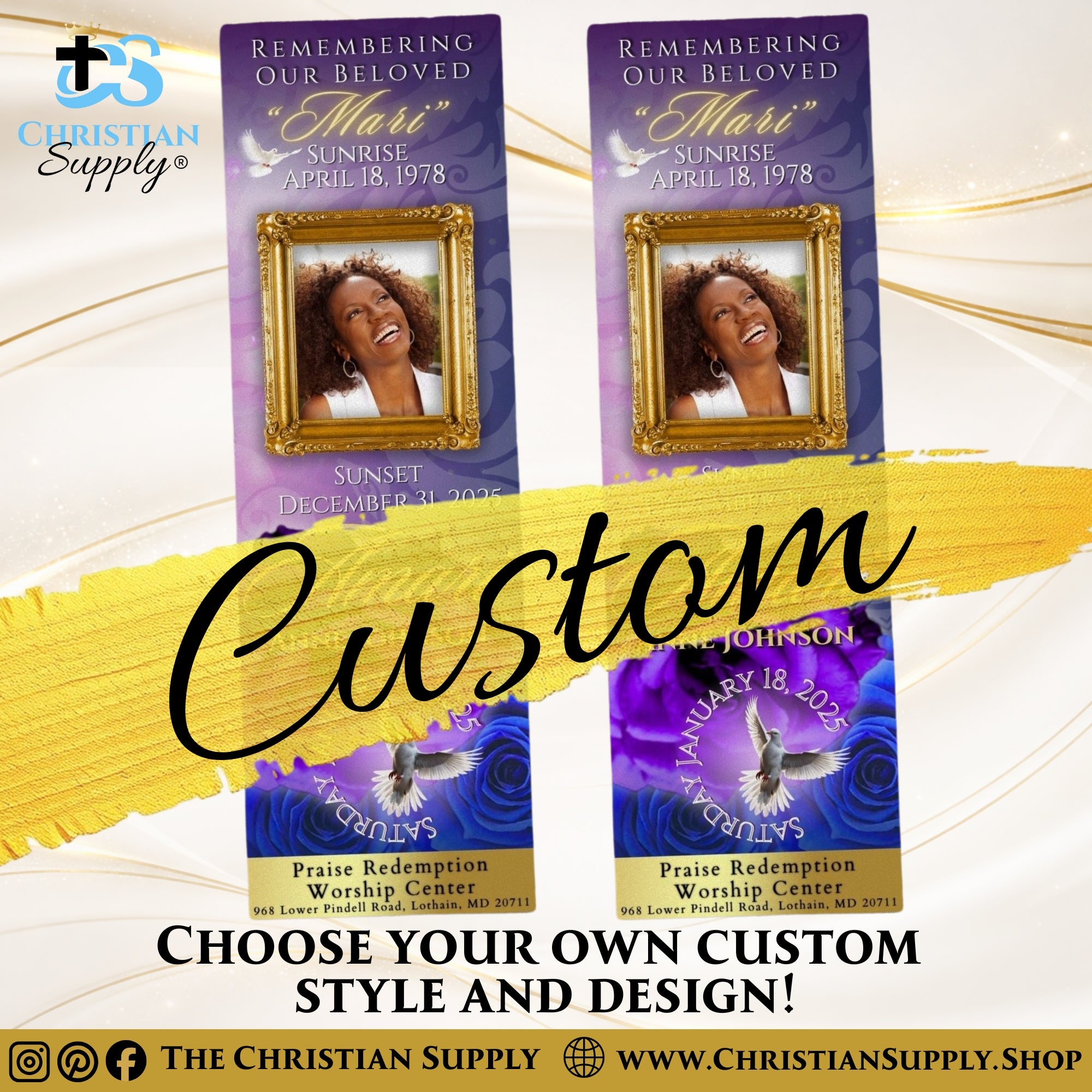 Custom Bookmarks – Full Color (Sets of 50, 100, 250, or 500)