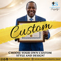 Custom Certificate with Holder – Personalized Recognition Awards