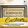 Custom Outdoor Doormat – Weather-Resistant with Slip-Resistant Rubber Backing