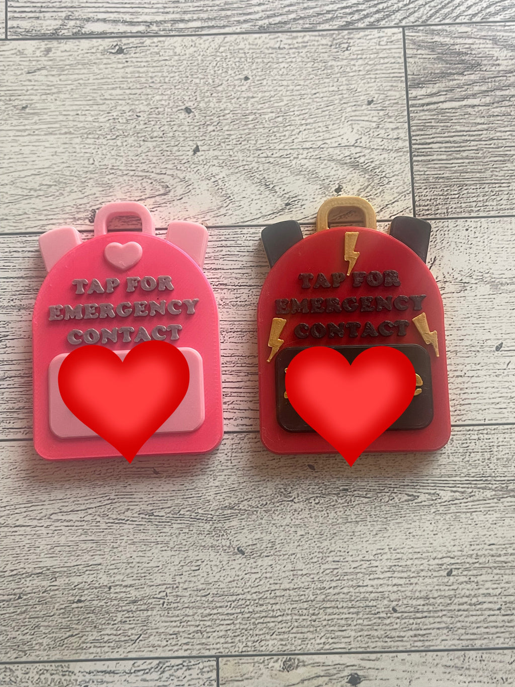 Custom NFC Emergency Contact Keychain