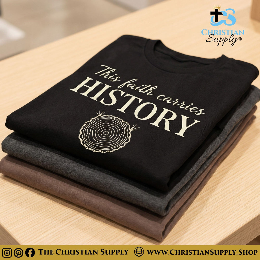 This Faith Carries History T‑Shirt – Generational Legacy Christian Tee