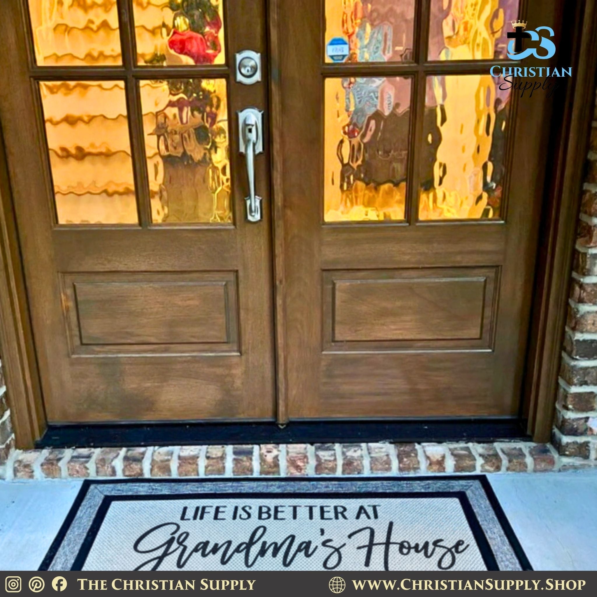 Custom Outdoor Doormat – Weather-Resistant with Slip-Resistant Rubber Backing
