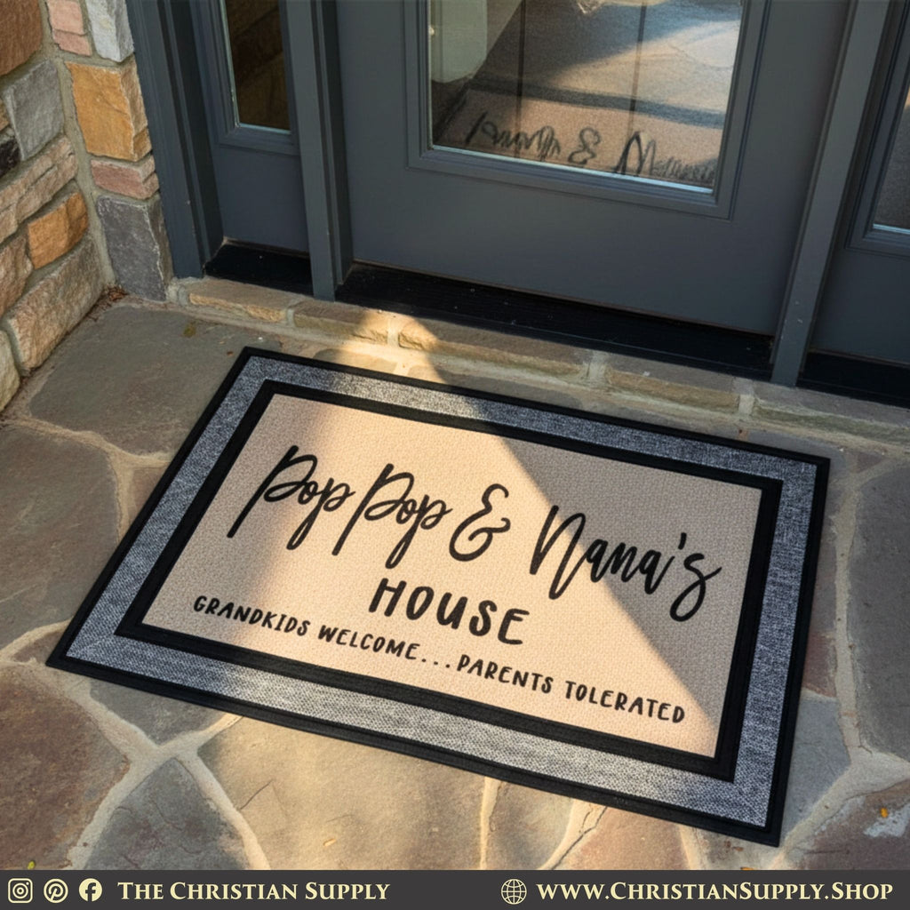 Custom Outdoor Doormat – Weather-Resistant with Slip-Resistant Rubber Backing