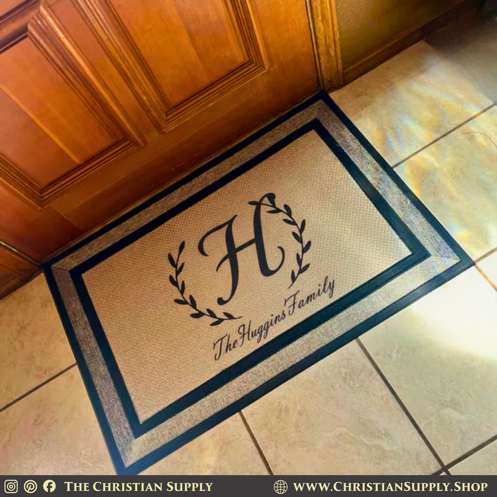 Custom Outdoor Doormat – Weather-Resistant with Slip-Resistant Rubber Backing