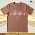 Grace Is Sufficient T‑Shirt – Minimalist Dove of Peace Faith Tee