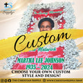 Custom Outdoor Memorial Blanket for Graveside Remembrance and Legacy