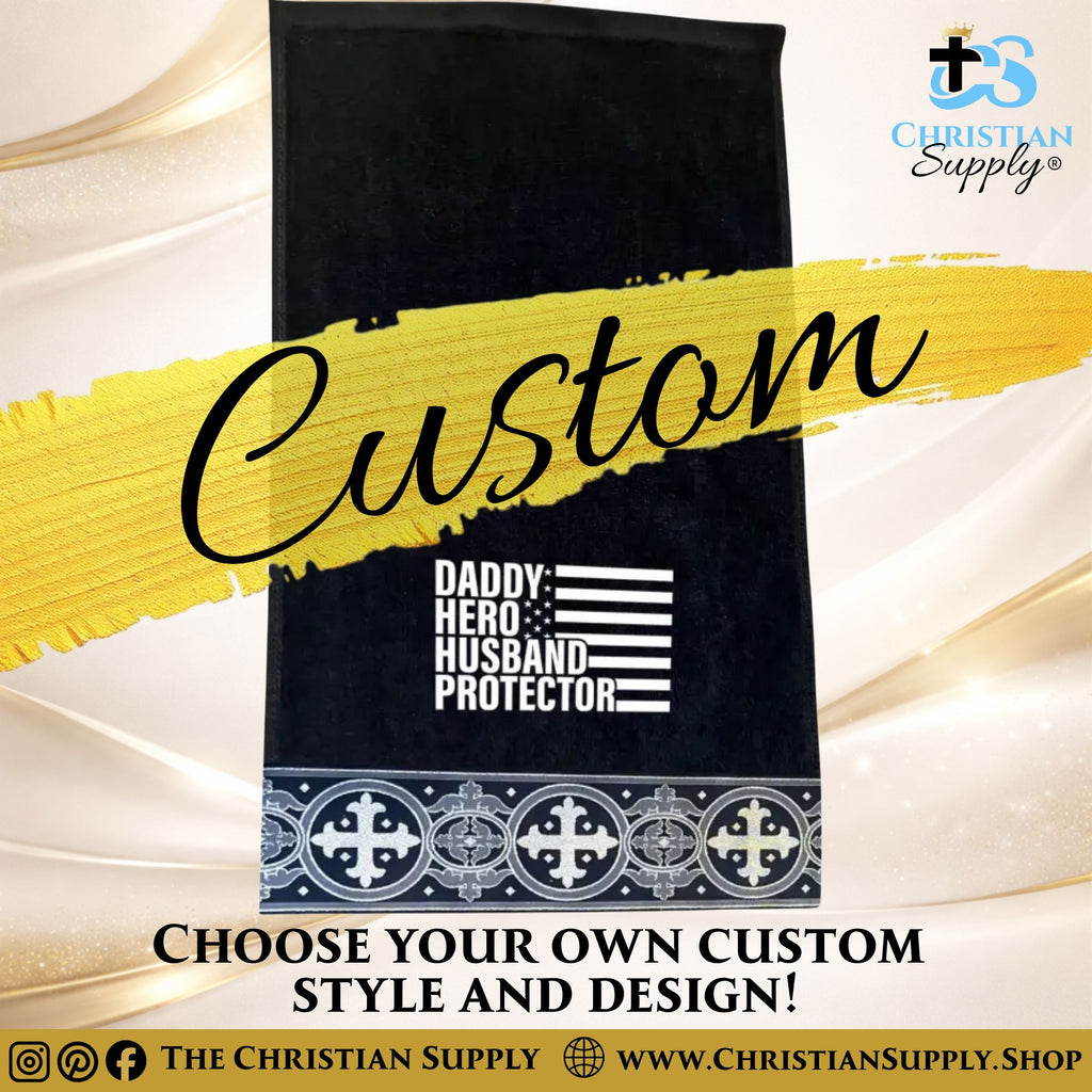 Custom Clergy Fingertip Hand Towels – With or Without Liturgical Ribbon
