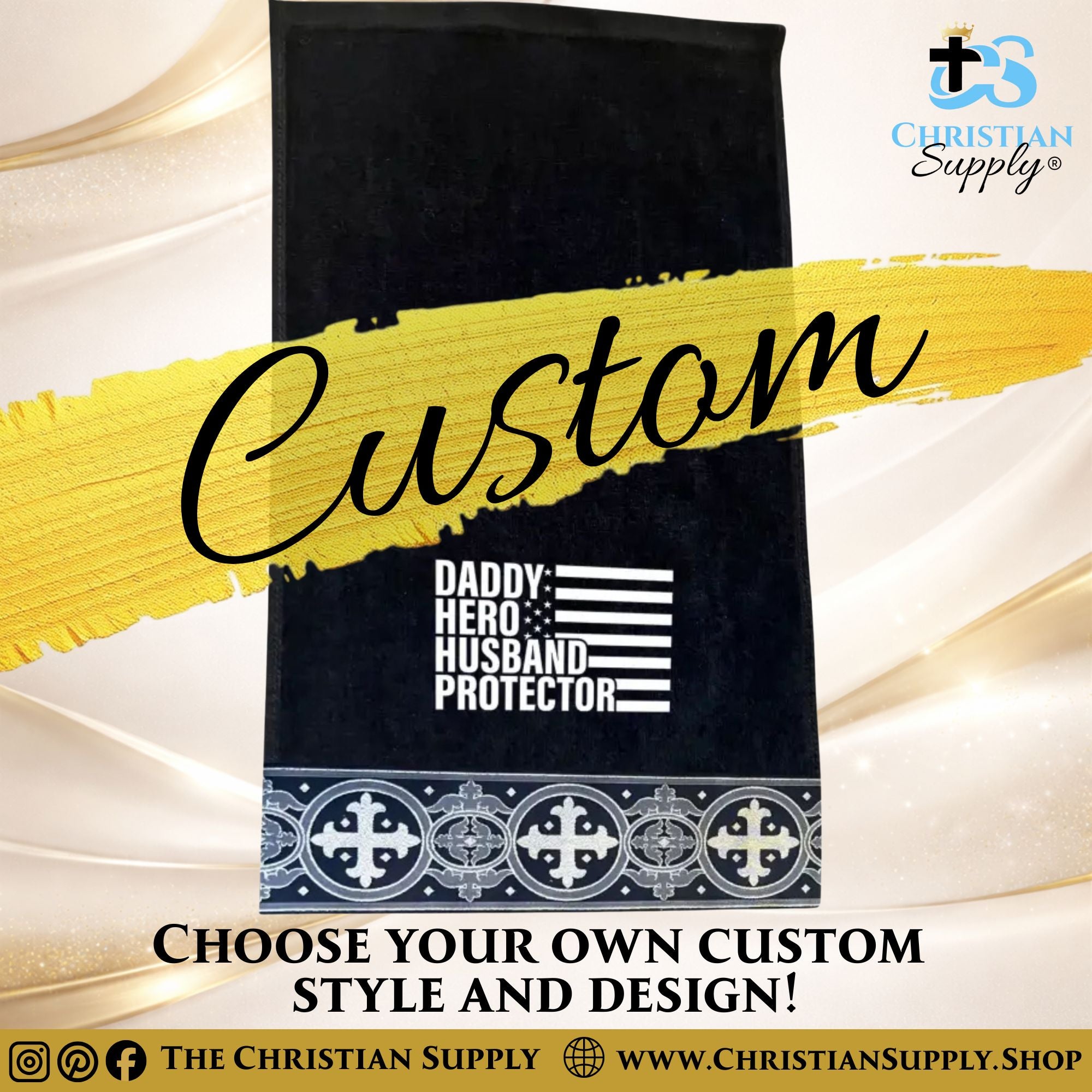 Custom Clergy Fingertip Hand Towels – With or Without Liturgical Ribbon