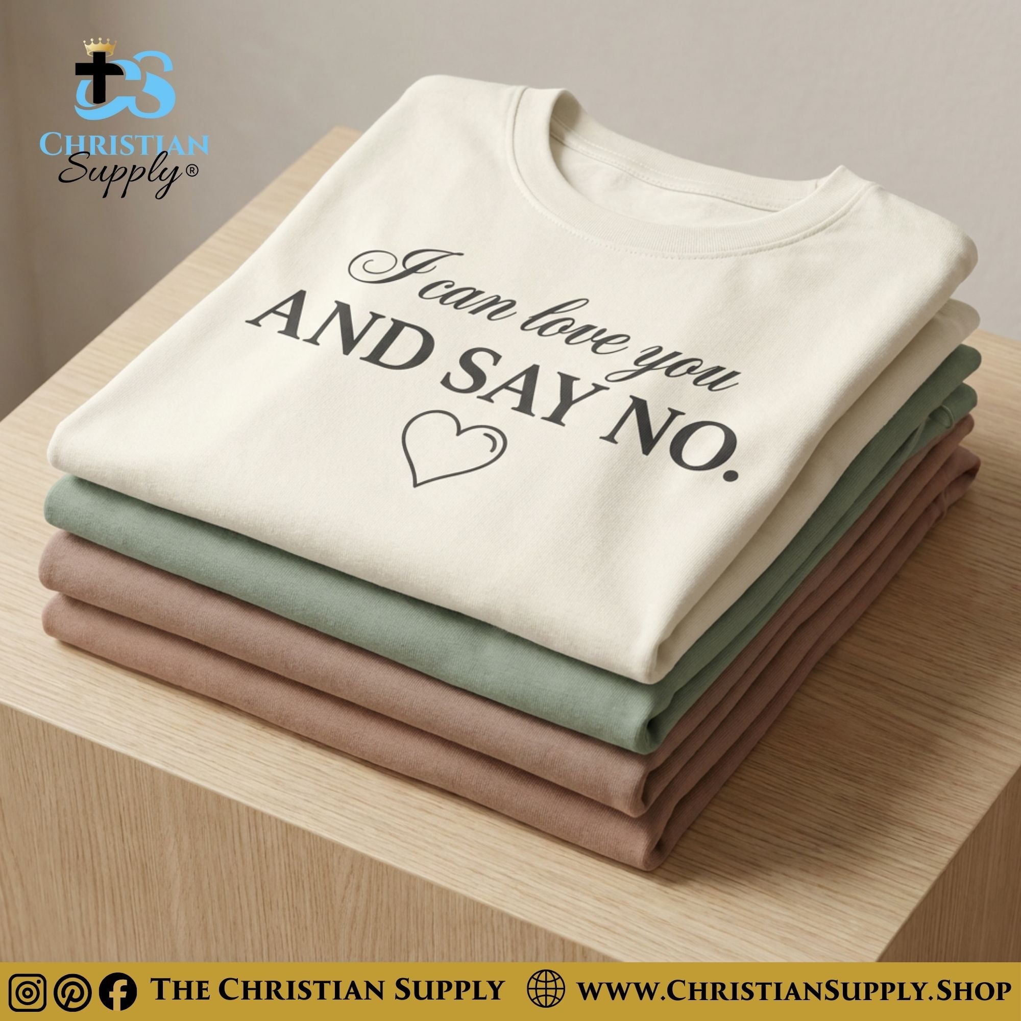I Can Love You and Say No – Boundaries with Grace T‑Shirt