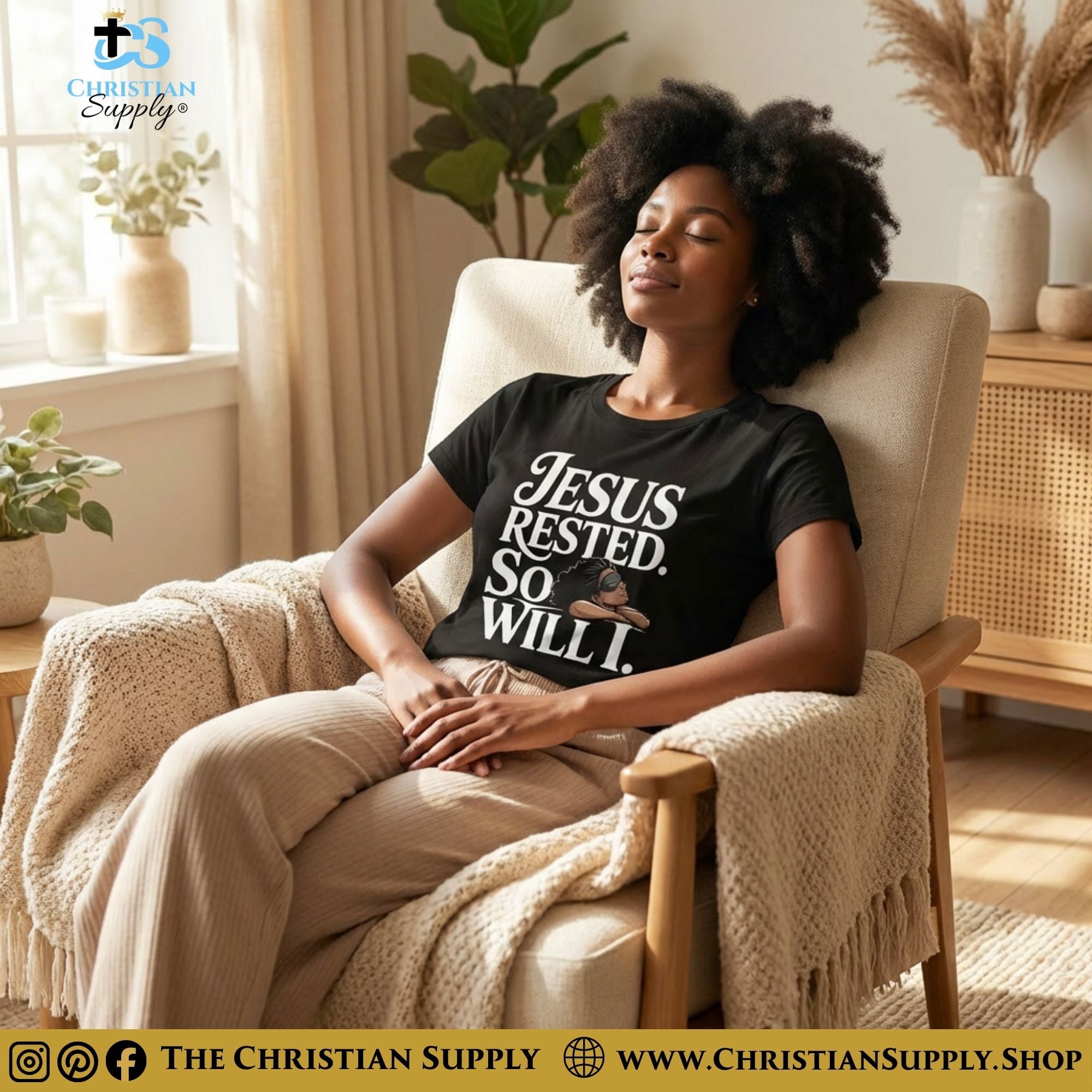 Jesus Rested. So Will I. – Faith & Rest T‑Shirt