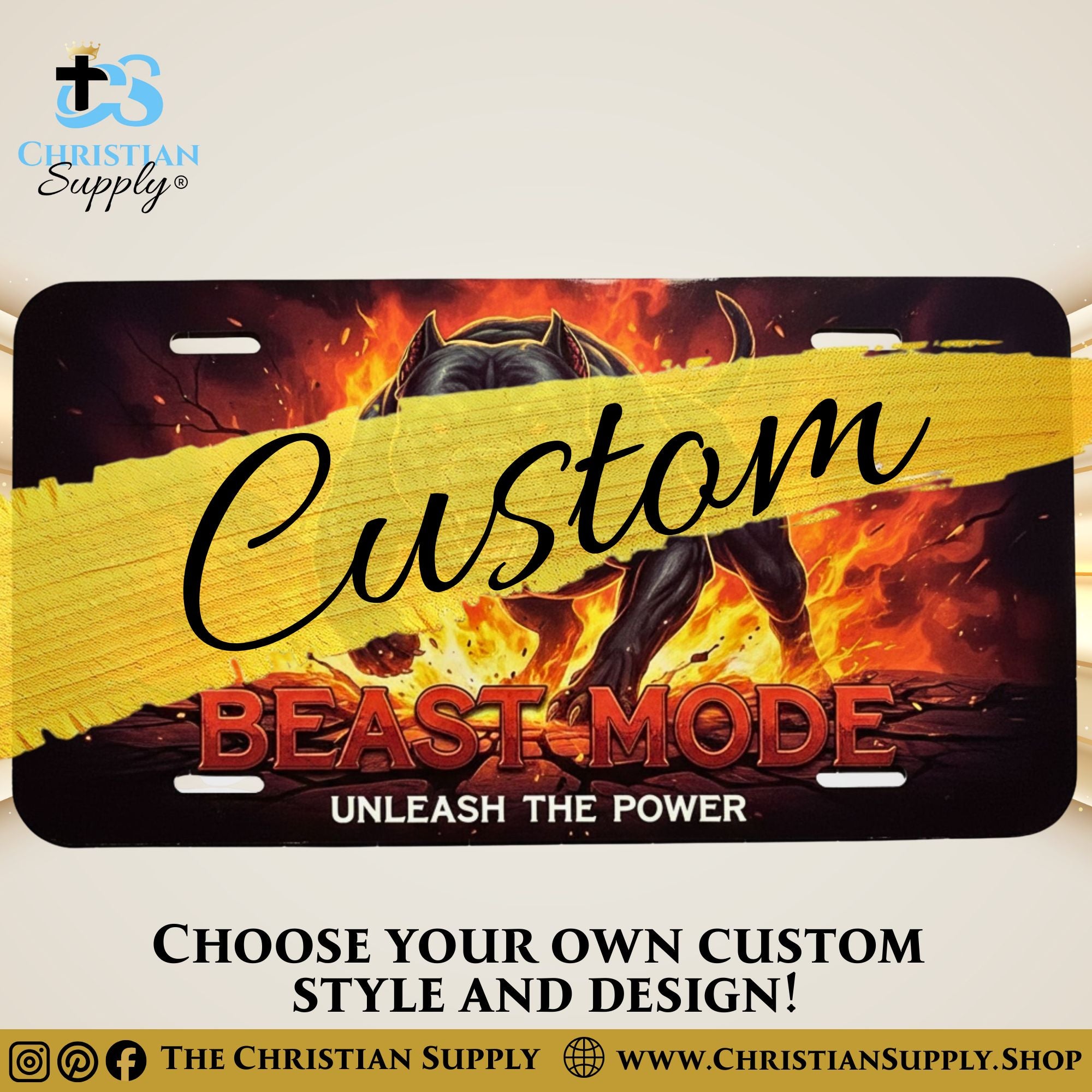 Custom Personalized License Plates and Frames for Vehicles and Display