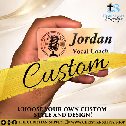 Custom Magnetic Name Badges for Church Ministry Events and Leadership Teams