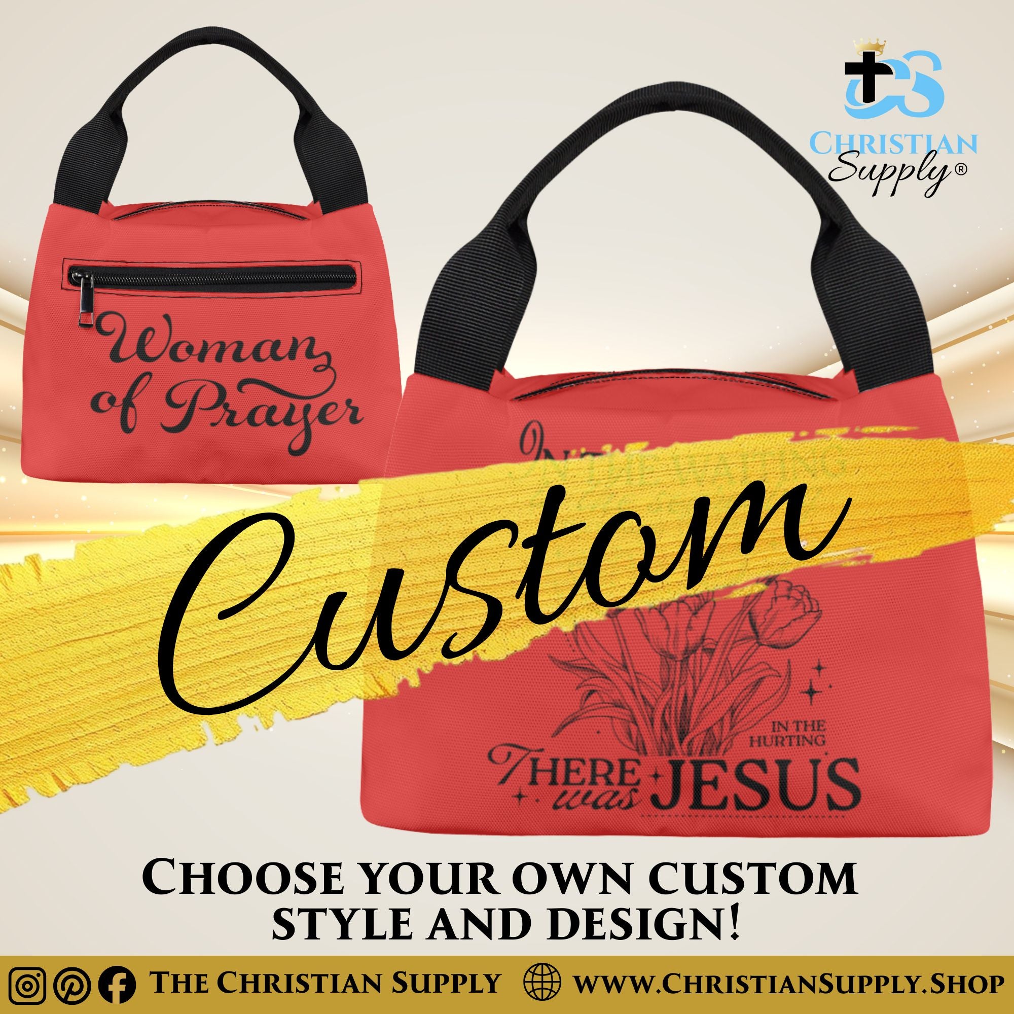 Custom Lunch Bags for School Work Events Insulated and Neoprene