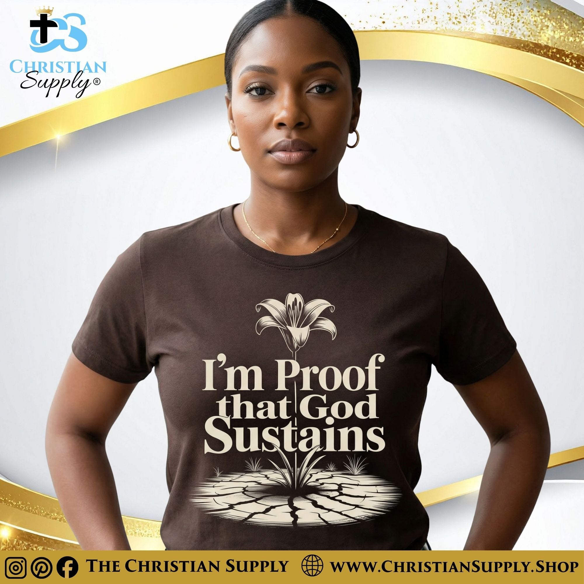 I'm Proof that God Sustains – Christian T-Shirt