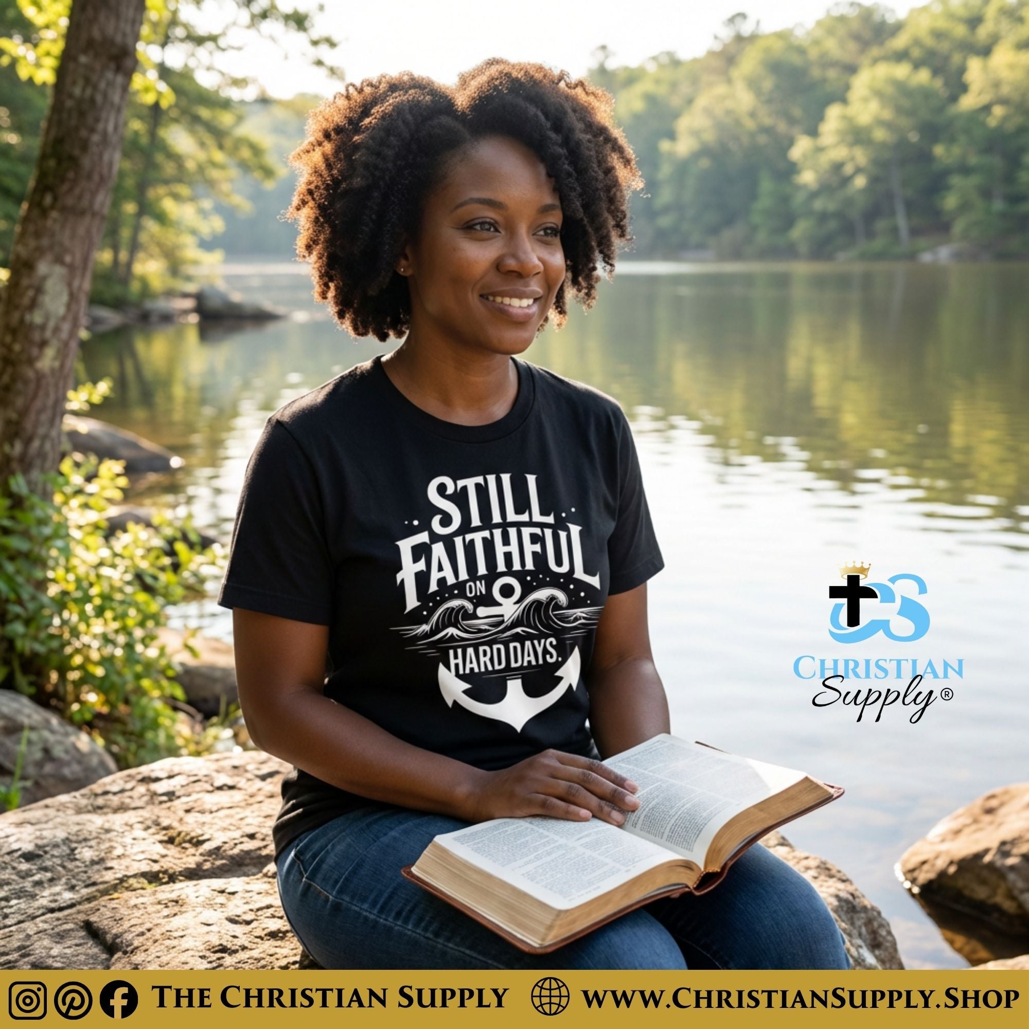 Still Faithful on Hard Days T-Shirt – Christian Tee