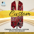 Custom Graduation Stoles Personalized with Name School Year and Photos
