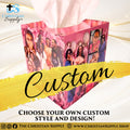 Custom Tissue Box Cover, Pine Wood or Bamboo