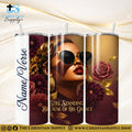 “Still Standing Because of His Grace" Premium Stainless Steel Skinny Tumbler | 20 oz & 30 oz Options
