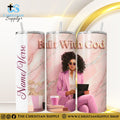 “Built With God" Premium Stainless Steel Skinny Tumbler | 20 oz & 30 oz Options