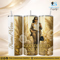 “God Directs My Steps" Premium Stainless Steel Skinny Tumbler | 20 oz & 30 oz Options