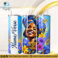 “With God All Things Are Possible” Premium Stainless Steel Skinny Tumbler | 20 oz & 30 oz Options