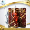 "Covered by the Blood" Premium Stainless Steel Skinny Tumbler | 20 oz & 30 oz Options