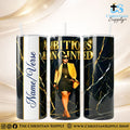“Ambitious & Anointed” Premium Stainless Steel Skinny Tumbler | 20 oz & 30 oz Options