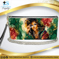 “Chosen and Called” Inspirational Women's Chain Wallet — Elegant Faux Leather Clutch Purse