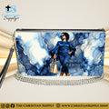 “Strength & Dignity” Inspirational Women's Chain Wallet — Elegant Faux Leather Clutch Purse