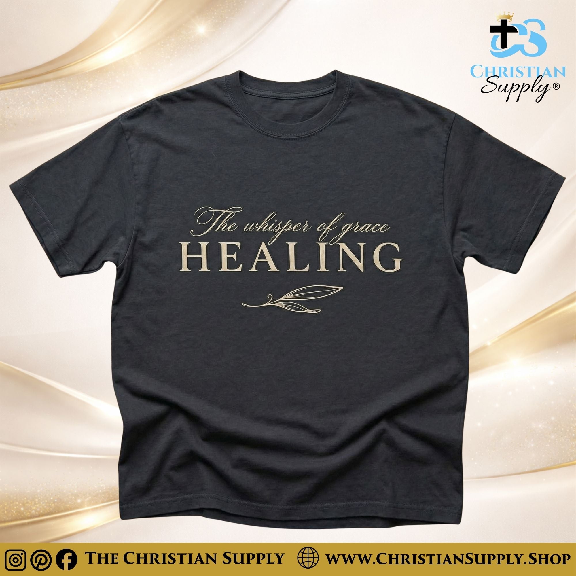 The Whisper of Grace – Healing Comfort Design Christian Tee Shirt