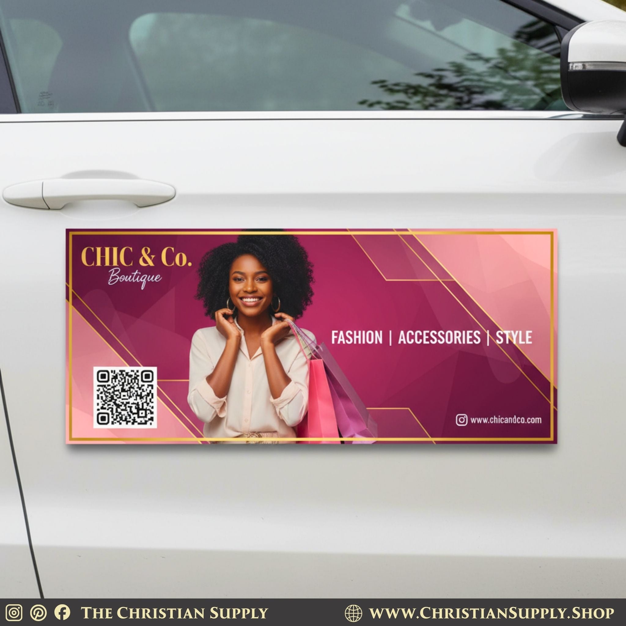 Custom Car Magnet – Heavy-Duty 30 Mil UV Printed Signage