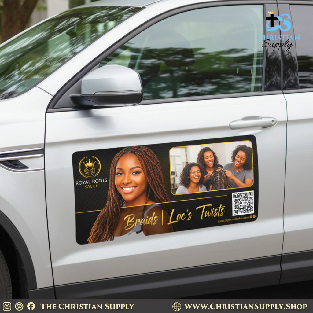 Custom Car Magnet – Heavy-Duty 30 Mil UV Printed Signage