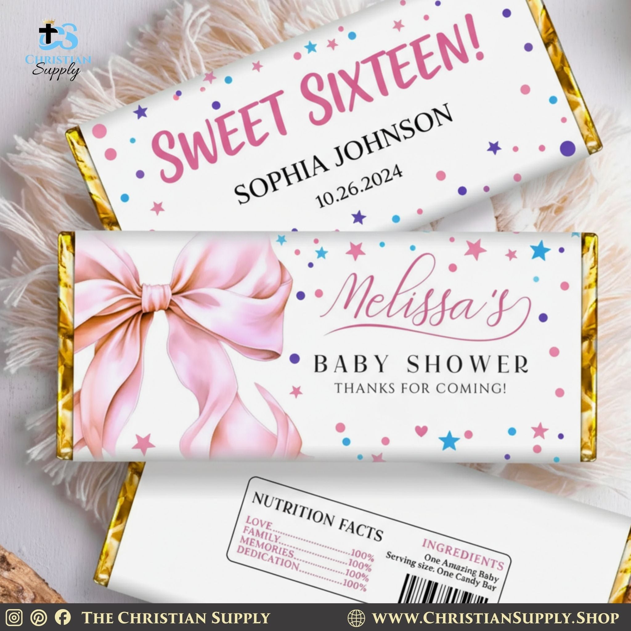 Custom Party Favors (Wrappers / Labels Only)