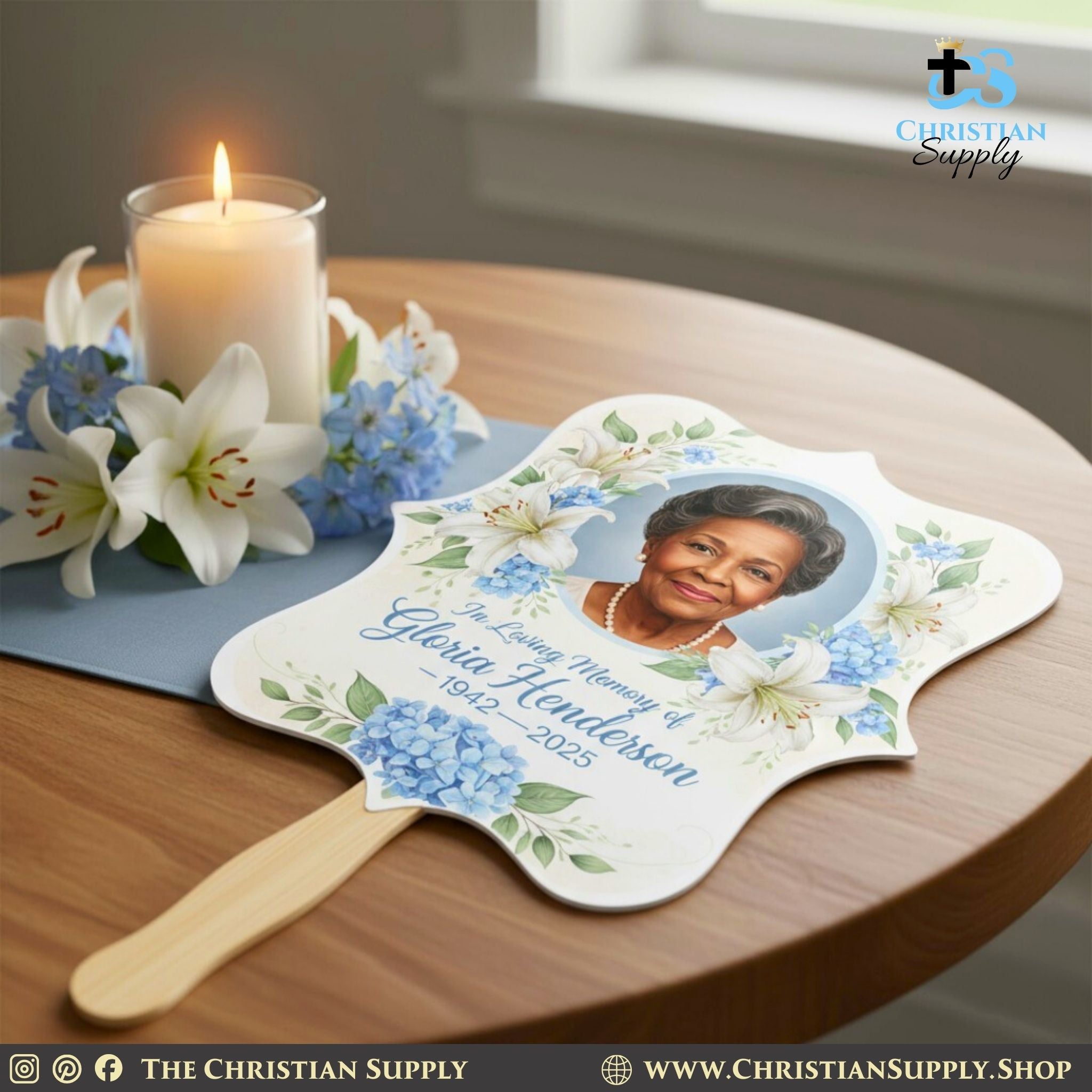 Custom Hand Fans – Personalized Church and Event Fans in Multiple Shapes