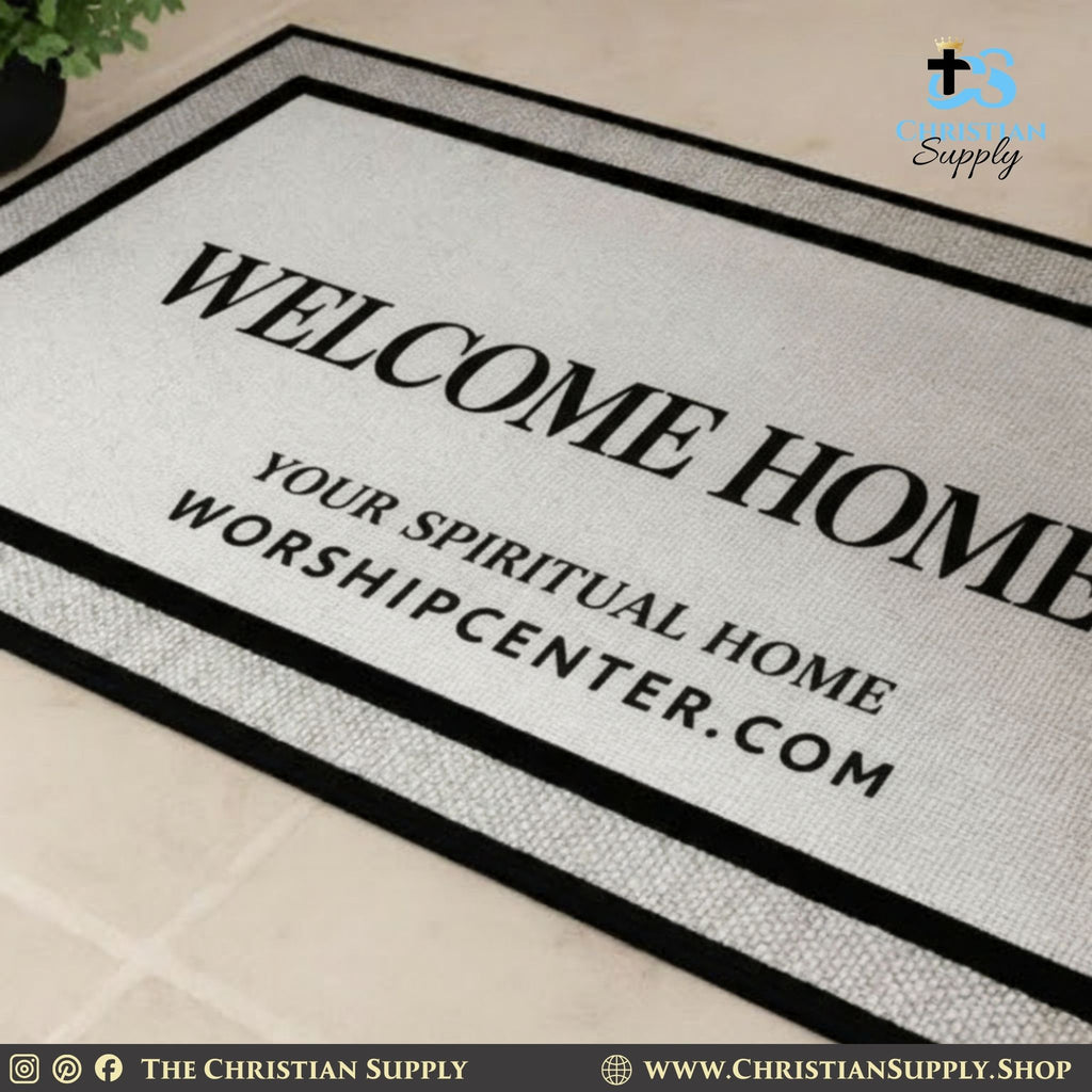 Custom Outdoor Doormat – Weather-Resistant with Slip-Resistant Rubber Backing