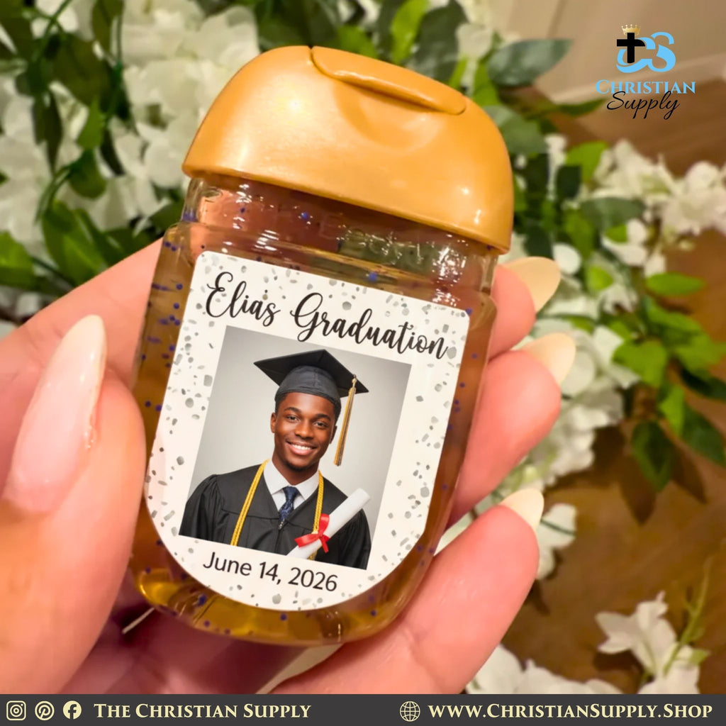 Custom Hand Sanitizer with Personalized Label – 1 oz or 2 oz Bulk Event Favors